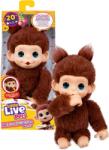 IMC Toys Little Live Pets Mini Maki Majom Interaktív Plüss - Barna (LLP26765) - liliputjatek