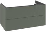 Villeroy & Boch Dulap baza suspendat Villeroy & Boch Antao cu 2 sertare, 98.8x50.4cm, front texturat Leaf Green Matt (K05100HL)