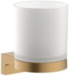 Hansgrohe Pahar cu suport de perete Hansgrohe AddStoris S, bronz periat (41769140)