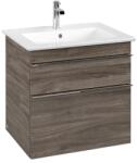 Villeroy & Boch Dulap baza suspendat Villeroy & Boch Venticello 603x590x502 mm cu doua sertare, stejar Stone (A92401RK)