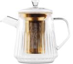Vialli Design Стъклен чайник с цедка в златист цвят 900 ml Mia - Vialli Design (32057)