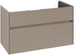 Villeroy & Boch Dulap baza suspendat Villeroy & Boch Collaro cu 2 sertare, 95.4x44.4cm, Taupe (C01100VM)