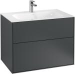 Villeroy & Boch Dulap baza suspendat Villeroy & Boch Finion cu 2 sertare, 80x59x50cm, Midnight Blue Matt (F01000HG)