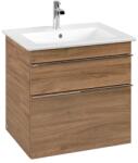 Villeroy & Boch Dulap baza suspendat Villeroy & Boch Venticello 603x590x502 mm cu doua sertare, stejar Kansas (A92401RH)