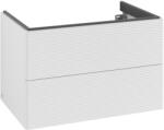 Villeroy & Boch Dulap baza suspendat Villeroy & Boch Antao cu 2 sertare, 78.8x50.4cm, front texturat Glossy White (K04100GF)