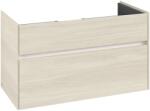 Villeroy & Boch Dulap baza suspendat Villeroy & Boch Collaro cu 2 sertare, 95.4x44.4cm, White Oak (C01100AA)