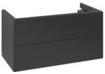 Villeroy & Boch Dulap baza suspendat Villeroy & Boch Antao cu 2 sertare, 98.8x50.4cm, Black Matt (K05000PD)