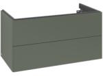 Villeroy & Boch Dulap baza suspendat Villeroy & Boch Antao cu 2 sertare, 98.8x50.4cm, Leaf Green Matt (K05000HL)