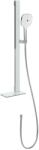 Villeroy & Boch Set de dus Villeroy & Boch Infinity Showers cu bara 90cm, polita, furtun si para cu 3 tipuri de jet, crom (TVS11000200061)