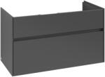 Villeroy & Boch Dulap baza suspendat Villeroy & Boch Collaro cu 2 sertare, 95.4x44.4cm, Graphite (C01100VR)