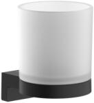 Hansgrohe Pahar cu suport de perete Hansgrohe AddStoris S, negru mat (41769670)