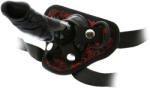 DreamToys Dreamtoys Blaze - felcsatolható dildó hámmal (fekete) - shop