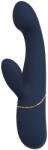 DreamToys Goddess - bólintó csiklókaros vibrátor (sötétkék) - shop