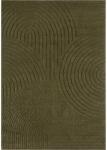 ESTE Тъмнозелен килим 160x230 cm Whirl - ESTE (02186A OLIVE)