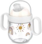 Mepal Бежова пластмасова детска чаша 200 ml Sunshine & Rainbow - Mepal (108017065245)