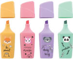 Faber-Castell Szövegkiemelő készlet mini pasztell ANIMAL Faber-Castell 4klf. szín (EF551415) - officefirst