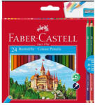 Faber-Castell Színes ceruza készlet bicolor hatszögletű + hegyezővel Faber-Castell 24+3klf. szín
