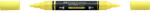 Faber-Castell Akril marker kétvégű MULTIMARK 256 Faber-Castell neon sárga - papirx
