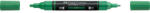 Faber-Castell Akril marker kétvégű MULTIMARK 316 Faber-Castell zöld - papirx