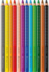 Faber-Castell Színes ceruza készlet háromszögletű GRIP Jumbo Faber-Castell 12klf. szín - papirx