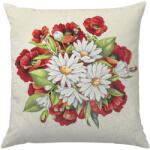 Cortimex Kft Pipacsos margarétás A párnahuzat 45x45 cm