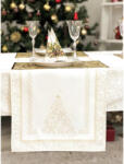 Cortimex Kft Arany lurex asztali futó karácsonyfa mintás 37x100 cm