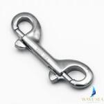 WAVE SEA Karabiner A2 kétoldalas 76mm patentos karabiner fém kötélhez (WS6204-76)
