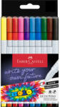 Faber-Castell Rostirón, filctoll készlet, vastag GRIP Boldpen Faber-Castell 10 klf. szín (68250) - irodaszerpiac