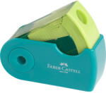 Faber-Castell Hegyező mini tartályos SLEEVE trendi színben Faber-Castell rózsaszín/narancs, türkiz/világoszöld, kék/világoskék (FC182714) - iroda-ellatas