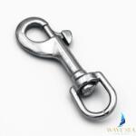 WAVE SEA Rozsdamentes forgó karabiner 82mm A2 patentos karabiner kötélhez (WS6201-3)