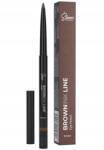 Elever Cosmetics BrownInk Line EleverCosmetics Vízálló Szemceruza Szivaccsal, Barna