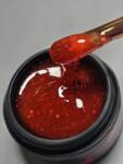 Everin Gel Autonivelant Everin Cherry Blossom Veil 15gr - Gel Roșu cu Petale (PS-CBV)