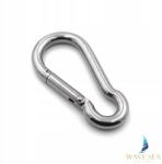 WAVE SEA Karabiner 4x40 A2 rozsdamentes karabíner 4 40 mezítlábas vonóhorog inox (WS6211-4)