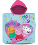 Euroswan Peppa malac poncsó kapucnival 60x120 cm (PP09058)