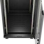 Lanberg FF01-6824-12BL rack cabinet 24U Freestanding rack Black (FF01-6824-12BL) - pcone