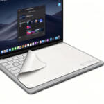 Tech-Protect Polishing Cloth kijelzőtisztító mikroszálas kendő laptophoz 15"-16", szürke