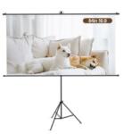 DELI Ecran de proiectie pe trepied 186x140.50 cm actionare manuala, DELI (DLES902)