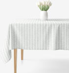 Goldea față de masă 100% bumbac - frunze scandinave 100 x 140 cm Fata de masa