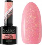 Claresa Brush Easy Gel Glitter Peach 5G Claresa Barackvirág csillogó