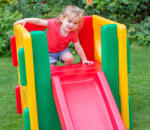 Little Tikes Spatiu de joaca junior cu tobogan - natural (LT41391) - bekid