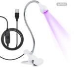 LaMimi Lampa uv led mini cu prindere de masa si alimentare USB, 5w