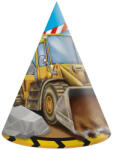 Procos Pălărioare de hârtie - Vehicule de construcții 6 buc
