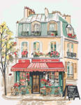 Figured Art Set pictura pe numere, cu sasiu, Cafeneaua Viata Dulce, 40x50 cm (FA10529-Y)