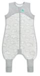 Love to Dream Love to Dream, sac de dormit cu picioruse si maneca scurta, 0.2 TOG, 12-24 Luni, Grey (L40 22 254 TUR 6-12M)