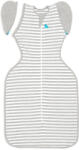 Love to Dream sac de dormit de tranzitie pentru infasat si rostogolit Swaddle Up, Gri, M, 6-8.5kg, 1 TOG (L20 01 002 GR M)