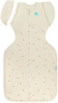 Love to Dream sac de dormit de tranzitie pentru infasat si rostogolit Swaddle Up, Fleece Twings, 1.5 TOG, M (L17 05 348 OAT M)