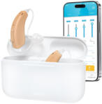 AudiSound Set Aparate auditive reincarcabile digitale AudiSound 5116B, conexiune bluetooth, aplicatie smartphone, personalizare frecvente