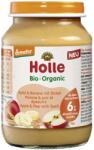 Holle Био плодово пюре Holle - Ябълка, банан и спелта, 190 g (BB210677) - baby
