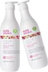 Milk Shake Kit pentru stralucire si protectia culorii parului vopsit Milk Shake Color Maintainer Flower Fragrance , Salon size