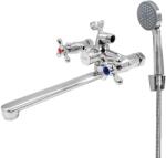 FLOW FL BB-535ZC, Baterie cada cu para de dus, zinc, crom, FLOW (17549)